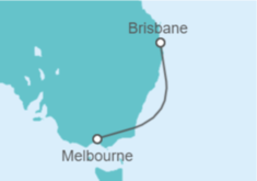 Itinerario del Crucero Australia - Disney Cruise Line