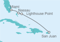 Itinerario del Crucero Bahamas - Disney Cruise Line