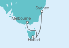 Itinerario del Crucero Australia - Disney Cruise Line