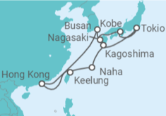 Itinerario del Crucero Taiwán, Japón, Corea Del Sur - Costa Cruceros