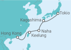 Itinerario del Crucero Taiwán, Japón - Costa Cruceros