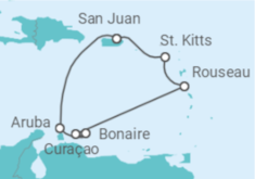 Itinerario del Crucero Aruba, Bonaire, San Eustaquio y Saba, Curaçao - Royal Caribbean