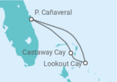 Itinerario del Crucero USA - Disney Cruise Line