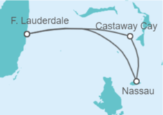 Itinerario del Crucero Bahamas - Disney Cruise Line