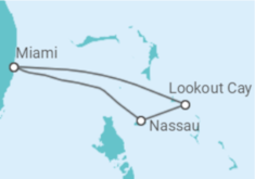 Itinerario del Crucero Bahamas - Disney Cruise Line