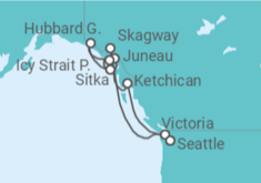 Itinerario del Crucero Alaska - Norwegian Cruise Line