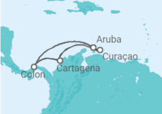 Itinerario del Crucero Colombia, Curaçao, Aruba - Royal Caribbean