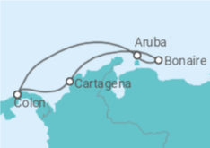 Itinerario del Crucero Colombia, Bonaire, San Eustaquio y Saba, Aruba - Royal Caribbean