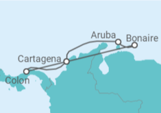 Itinerario del Crucero Aruba, Bonaire, San Eustaquio y Saba, Panamá - Royal Caribbean