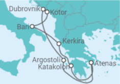 Itinerario del Crucero Grecia, Croacia, Montenegro, Italia - Celestyal Cruises