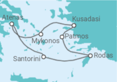 Itinerario del Crucero Grecia, Turquía - Celestyal Cruises
