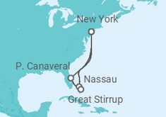 Itinerario del Crucero USA, Bahamas - Norwegian Cruise Line