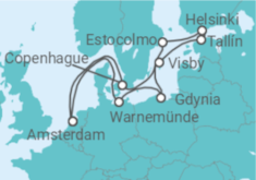 Itinerario del Crucero Alemania, Polonia, Suecia, Estonia, Finlandia, Dinamarca - Celebrity Cruises