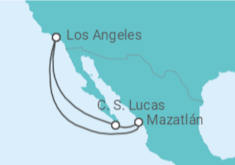 Itinerario del Crucero México - Princess Cruises