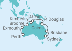 Itinerario del Crucero Australia - Princess Cruises