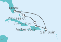 Itinerario del Crucero Bahamas, Puerto Rico - Princess Cruises