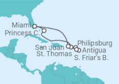 Itinerario del Crucero Islas Vírgenes - Eeuu, Saint Maarten, Antigua Y Barbuda, Puerto Rico - Princess Cruises