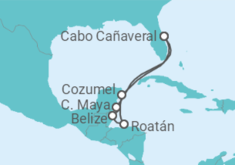 Itinerario del Crucero México, Honduras, Belice - Princess Cruises