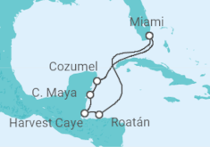 Itinerario del Crucero Honduras, México - Norwegian Cruise Line