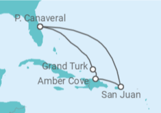 Itinerario del Crucero Puerto Rico, Bahamas - Princess Cruises