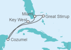 Itinerario del Crucero USA, México - Norwegian Cruise Line