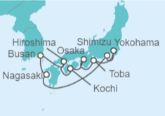 Itinerario del Crucero Japón, Corea Del Sur - Princess Cruises