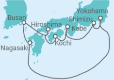 Itinerario del Crucero Japón, Corea Del Sur - Princess Cruises