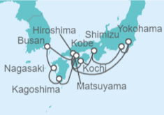 Itinerario del Crucero Japón, Corea Del Sur - Princess Cruises