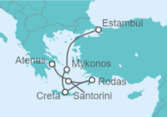 Itinerario del Crucero Grecia - Costa Cruceros