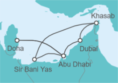 Itinerario del Crucero Emiratos Arabes - Celestyal Cruises