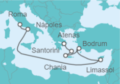 Itinerario del Crucero Grecia, Turquía, Chipre, Italia - Royal Caribbean