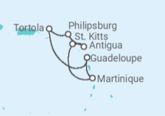 Itinerario del Crucero Guadalupe, Islas Vírgenes - Reino Unido, Saint Maarten, Antigua Y Barbuda - Costa Cruceros