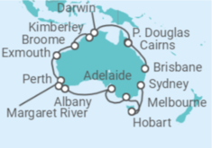 Itinerario del Crucero desde Brisbane (Australia) a Sydney (Australia) - Princess Cruises