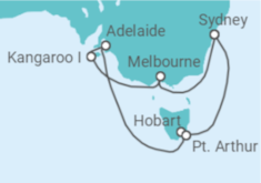 Itinerario del Crucero Australia - Princess Cruises