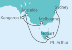 Itinerario del Crucero Australia - Princess Cruises