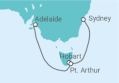 Itinerario del Crucero Australia - Princess Cruises