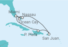 Itinerario del Crucero Bahamas, Puerto Rico, USA - MSC Cruceros