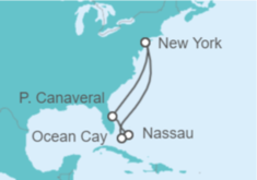 Itinerario del Crucero USA, Bahamas TI - MSC Cruceros