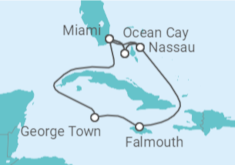 Itinerario del Crucero Bahamas, Jamaica, Islas Caimán, USA - MSC Cruceros