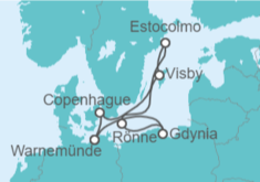 Itinerario del Crucero Polonia, Suecia, Dinamarca TI - MSC Cruceros