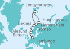 Itinerario del Crucero Noruega TI - MSC Cruceros