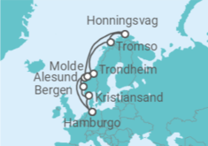 Itinerario del Crucero Noruega TI - MSC Cruceros