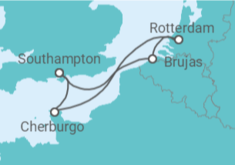 Itinerario del Crucero Bélgica, Holanda, Francia TI - MSC Cruceros