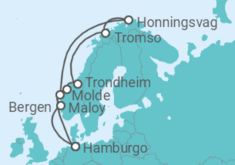 Itinerario del Crucero Noruega TI - MSC Cruceros