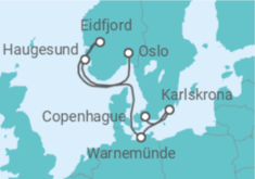 Itinerario del Crucero Alemania - MSC Cruceros