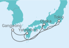 Itinerario del Crucero Japón TI - MSC Cruceros