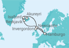 Itinerario del Crucero Reino Unido, Islandia TI - MSC Cruceros