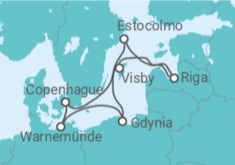 Itinerario del Crucero Polonia, Suecia, Letonia, Dinamarca TI - MSC Cruceros