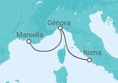 Itinerario del Crucero Italia - MSC Cruceros