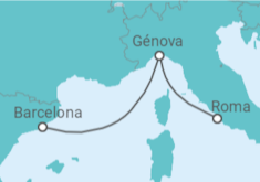 Itinerario del Crucero Italia - MSC Cruceros